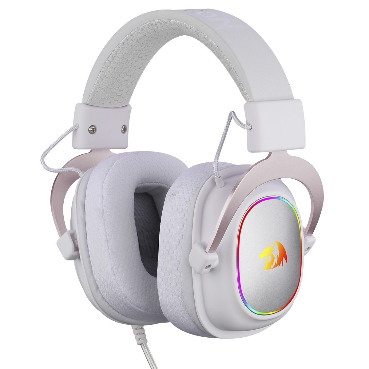 MICRO CASQUE GAMER - REDRAGON ZEUS X H510WR-RGB USB 7.1 WHITE
