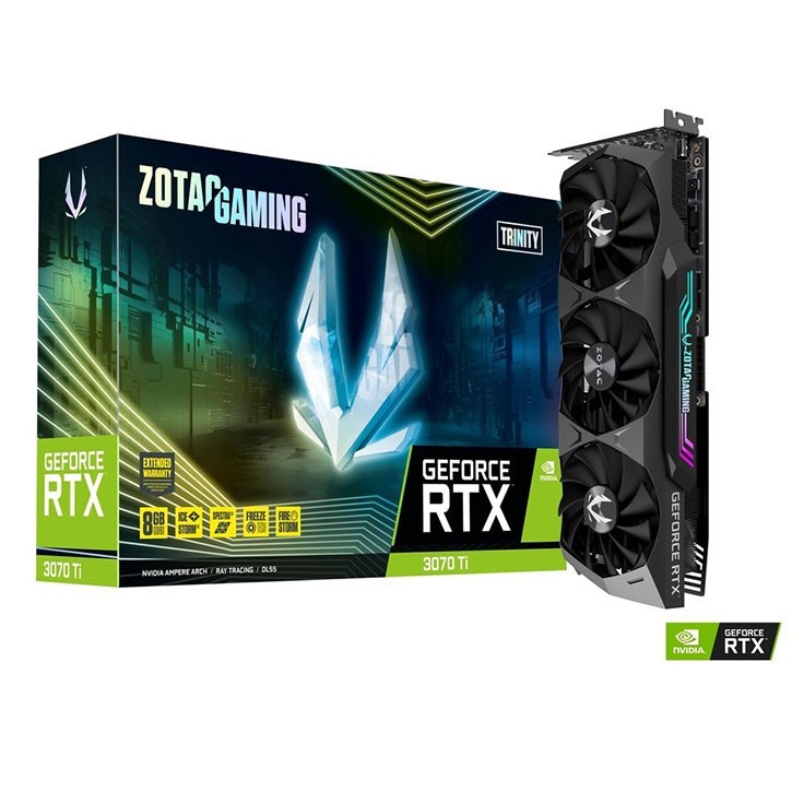 Carte Graphique - ZOTAC GAMING GEFORCE RTX 3070 TI TRINITY 8GB GDDR6X