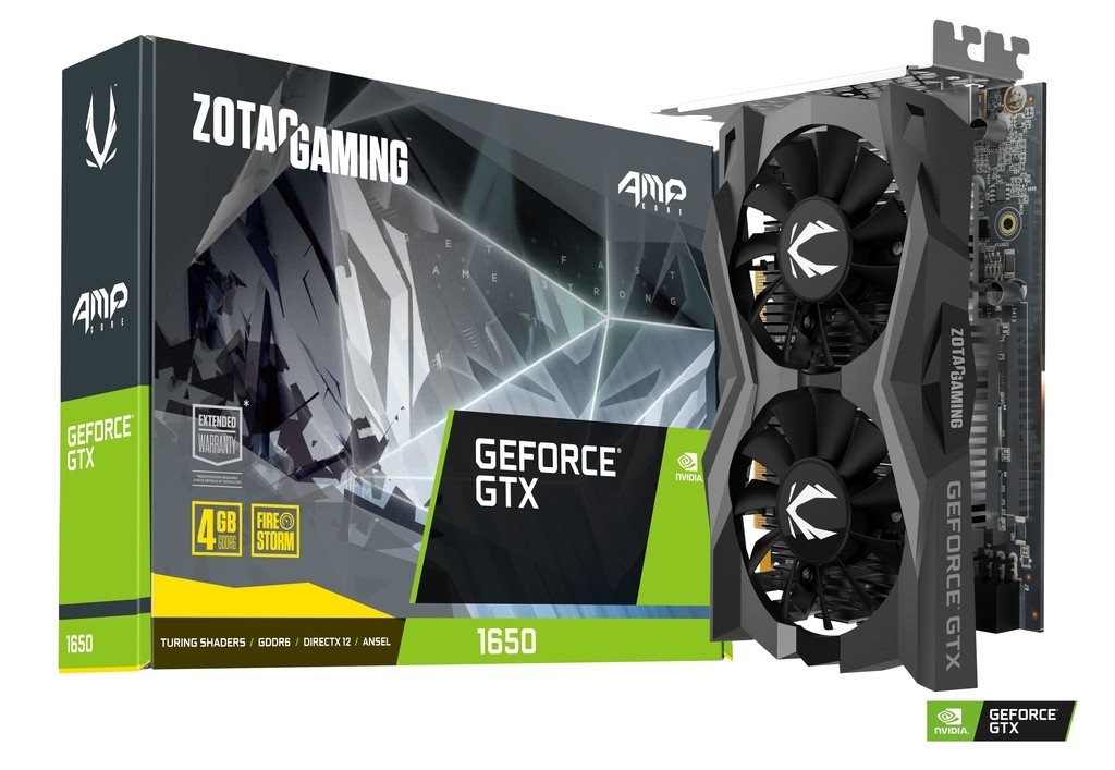 Carte Graphique - ZOTAC GAMING GeForce GTX 1650 AMP Core GDDR6