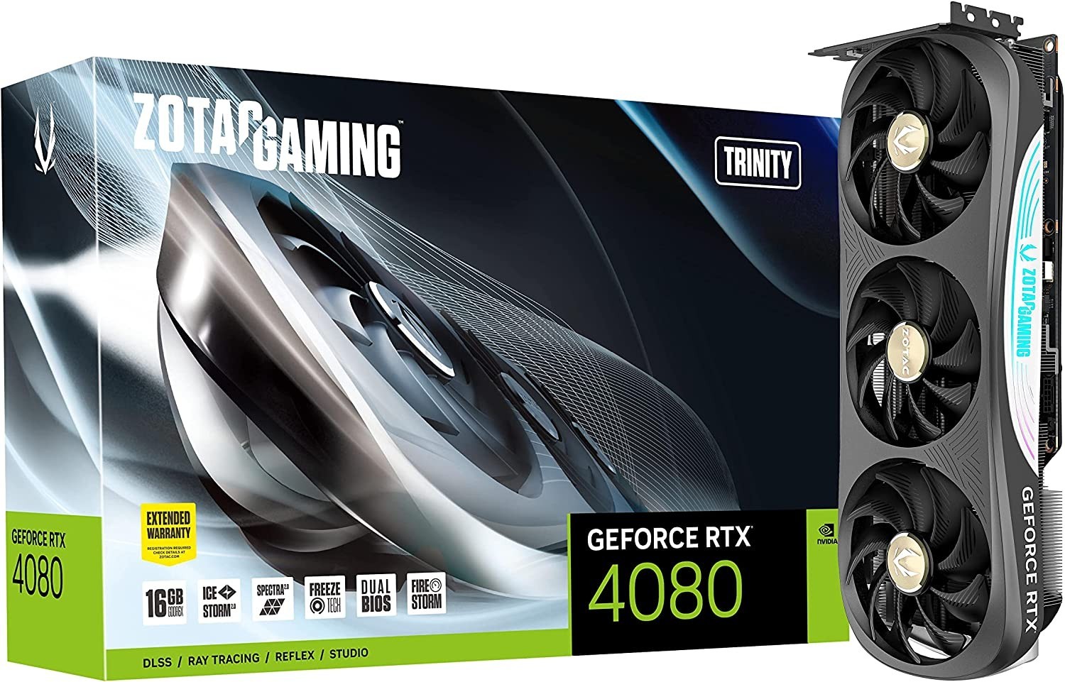 Carte Graphique - ZOTAC GAMING GeForce RTX 4080 16GB Trinity